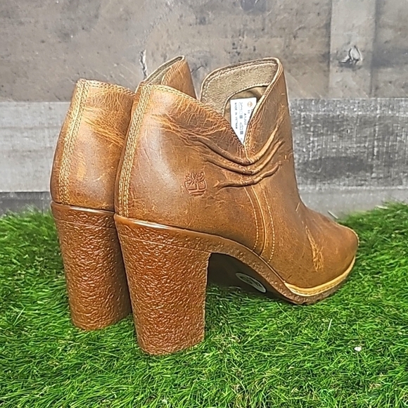 Timberland ’Glancy’ Ruched Peep Toe Boots | 9.5 - Picture 5 of 10